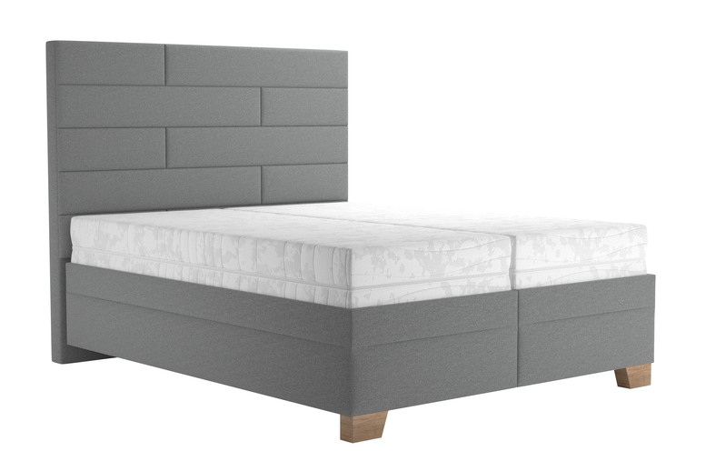 Blanář postel Estell 180x200 tmavě šedá