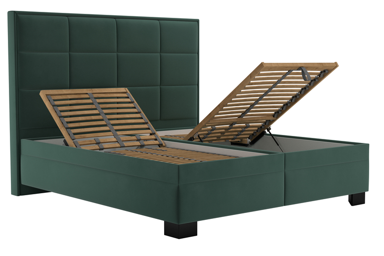 Blanář postel Sabrina 180x200 zelená