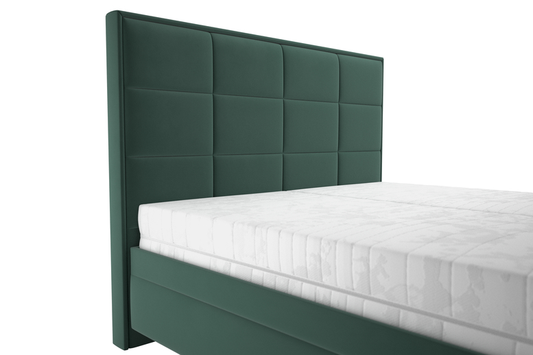 Blanář postel Sabrina 180x200 zelená