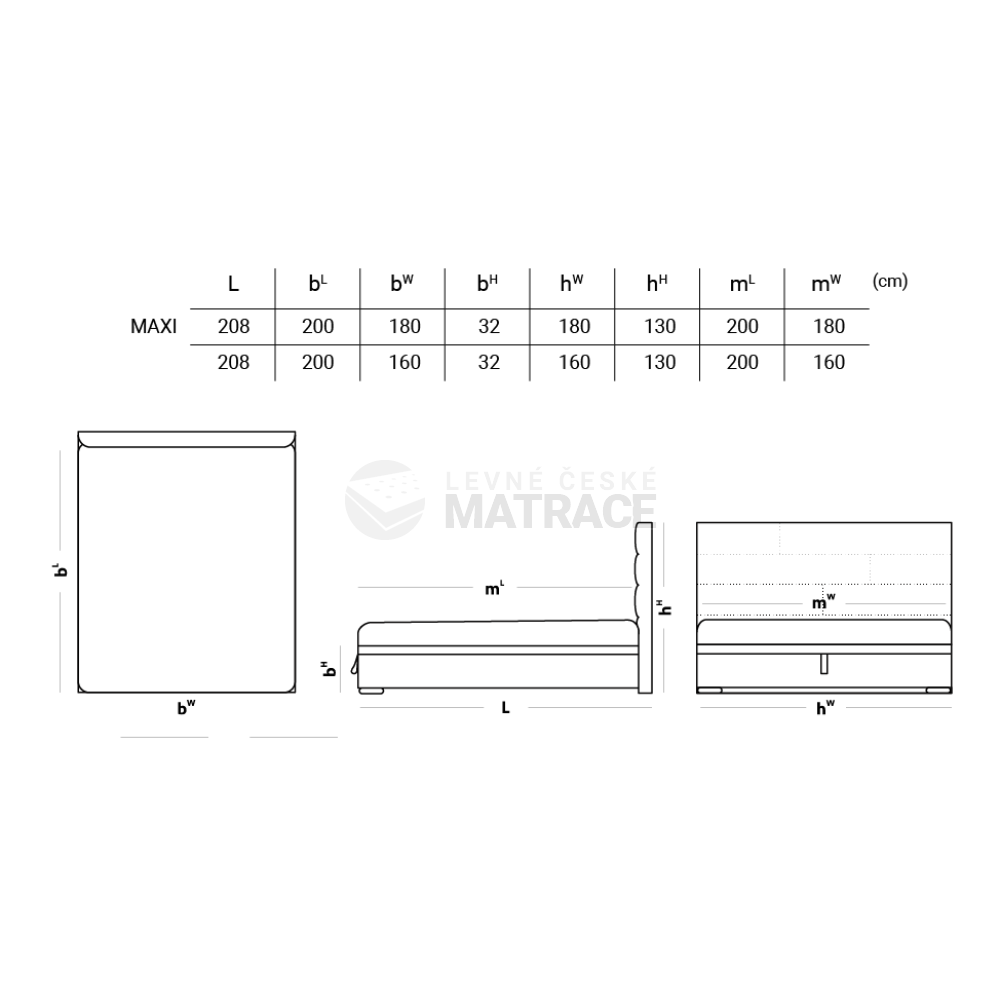 Materasso Postel Spectra 180x200 béžová