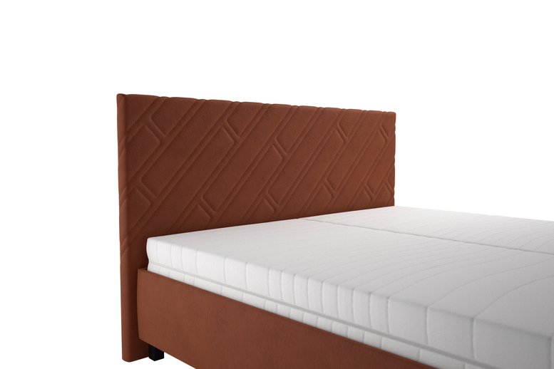 Blanář postel Sylva 180x200 cihlová