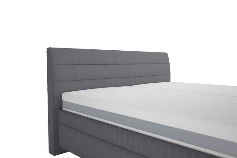 Blanář Postel Vernon 180x200 tmavě šedá